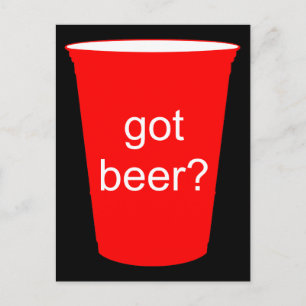 got beer? postcard