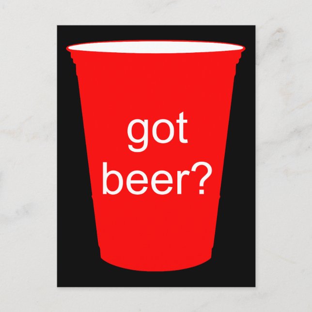 got beer? postcard (Front)