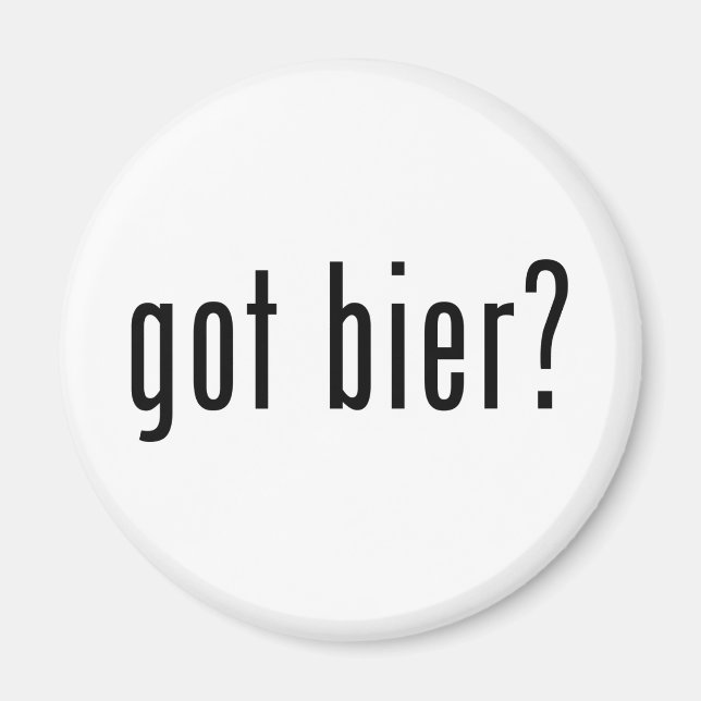 got bier? magnet (Front)