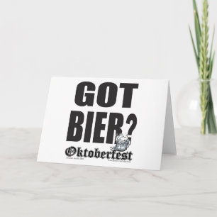 Got Bier - Oktoberfest Card