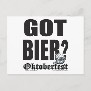 Got Bier - Oktoberfest Postcard