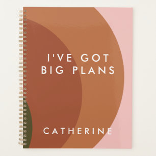 Got Big Plans Modern Geometric Boho Circle Planner