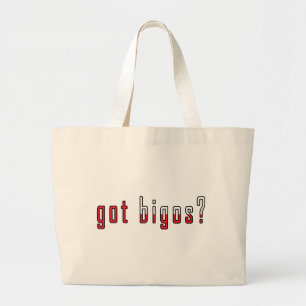 got bigos? Flag Large Tote Bag