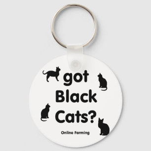 got black cats key ring