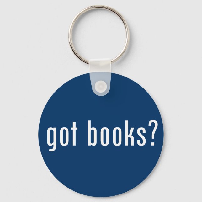 got books? key ring (Front)