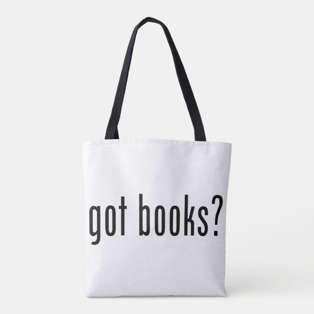 got books? Tote Bag (Back)
