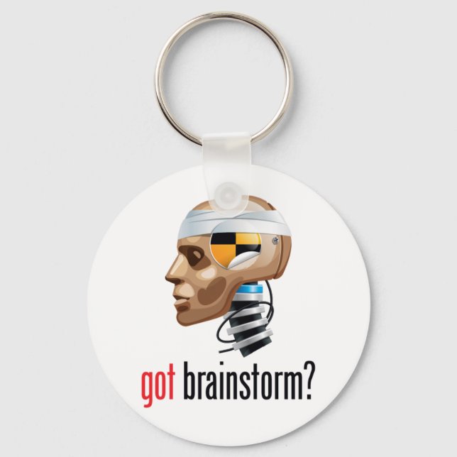 got brainstorm? key ring (Front)