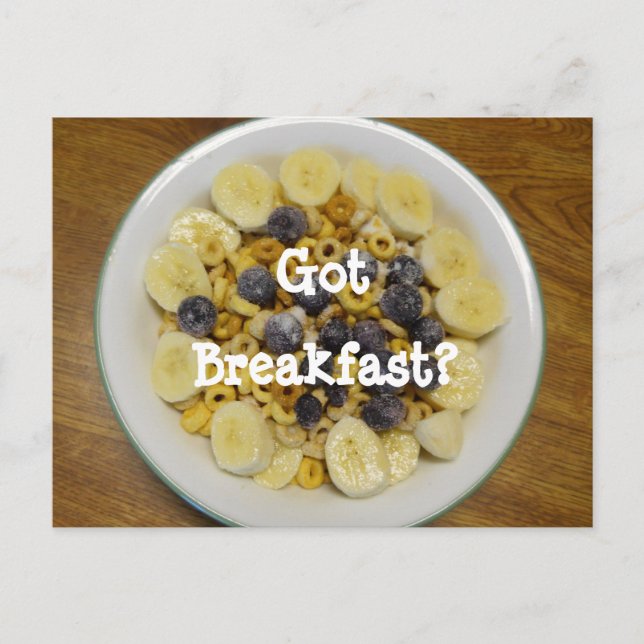 Got Breakfast? Postcard (Front)