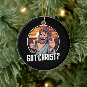 Got Buddy a Christ Christmas Jesus Religious Ceramic Ornament
