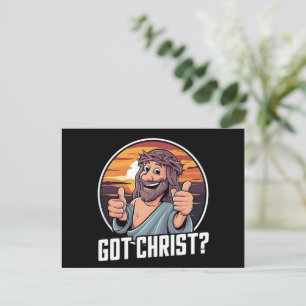 Got Buddy a Christ Christmas Jesus Religious  Holiday Postcard