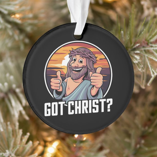 Got Buddy a Christ Christmas Jesus Religious  Ornament (Tree)