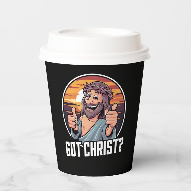 Got Buddy a Christ Christmas Jesus Religious  Paper Cups (Front)