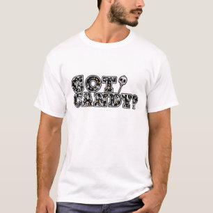 Got Candy? Black & White Skulls Halloween T-Shirt