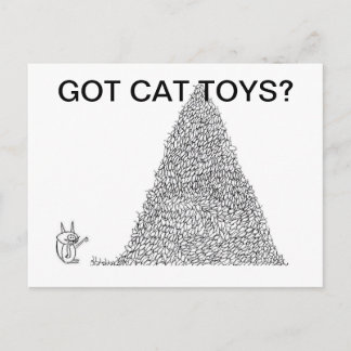 Got cat toys? Joke app tv tm Postcards