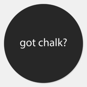 Got Chalk Gymnastics Rock Climbing Weightlifting G Classic Round Sticker