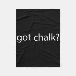 Got Chalk Gymnastics Rock Climbing Weightlifting G Fleece Blanket