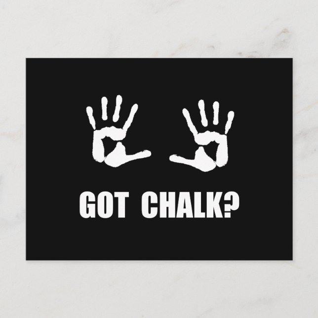 Got Chalk Postcard (Front)