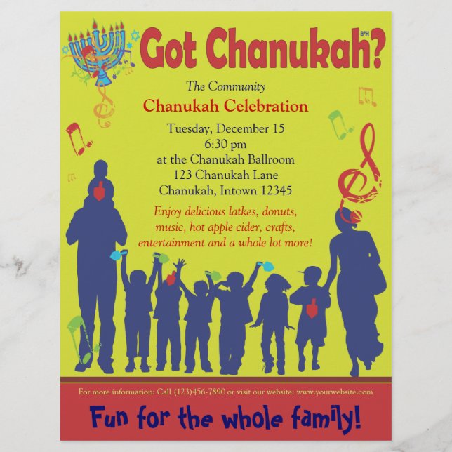 Got Chanukah Flyer (Front)
