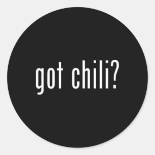 Got Chilli Funny Bbq Cook Off  Classic Round Sticker