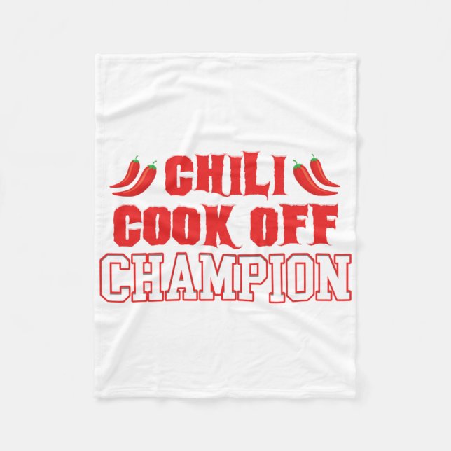 Got Chilli Funny Bbq Cook Off  Fleece Blanket (Front)