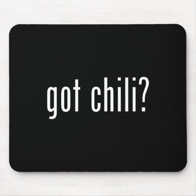 Got Chilli Funny Bbq Cook Off  Mouse Pad (Front)