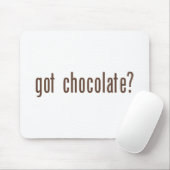 got chocolate? mousepad (With Mouse)