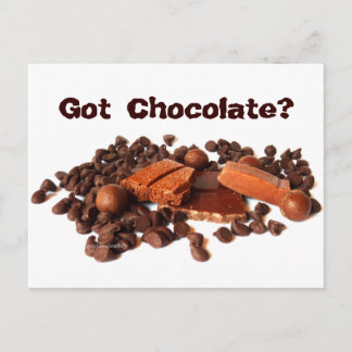 Got Chocolate? Postcard