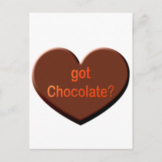 Got Chocolate? Postcard