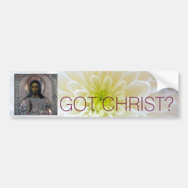 GOT CHRIST? BUMPER STICKER (Front)