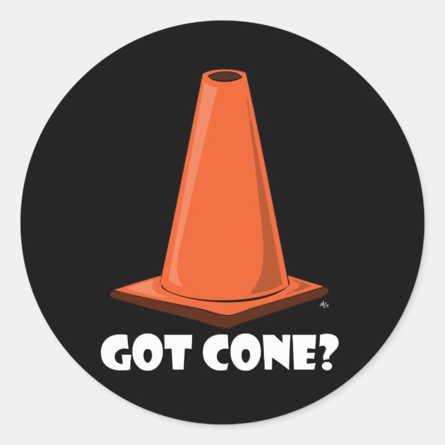 GOT CONE 1t Classic Round Sticker (Front)