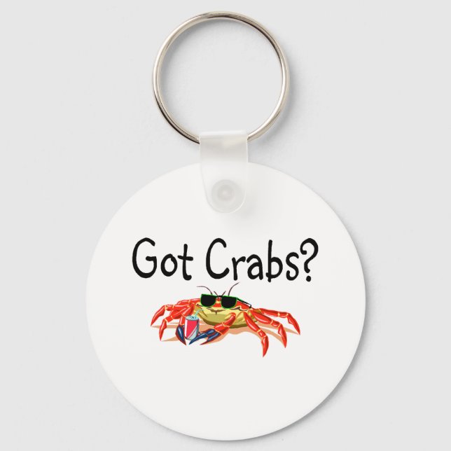 Got Crabs Key Ring (Front)