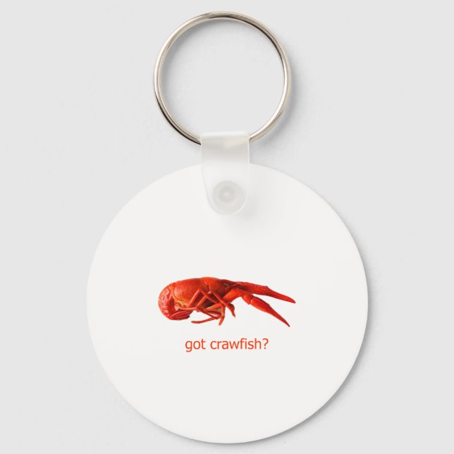 "got crawfish?" Logo Key Ring (Front)