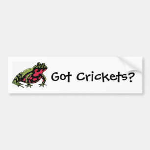 Got Crickets (Fire Belly Toad) Bumper Sticker