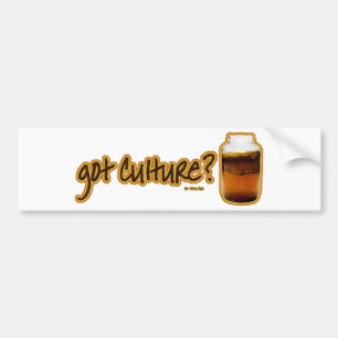 Got Culture? Kombucha Bumper Sticker