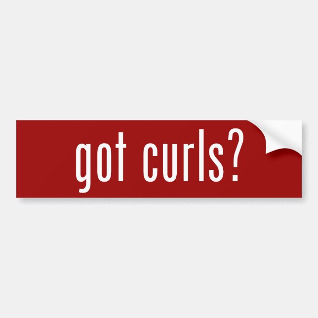 Got Curls? Bumper Sticker (Front)