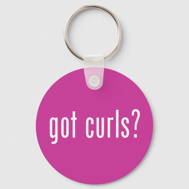 Got Curls? Key Ring (Front)