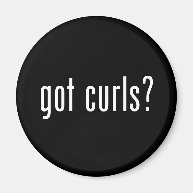 Got Curls? Magnet (Front)