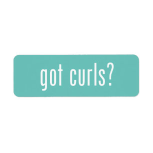Got Curls? Return Address Label