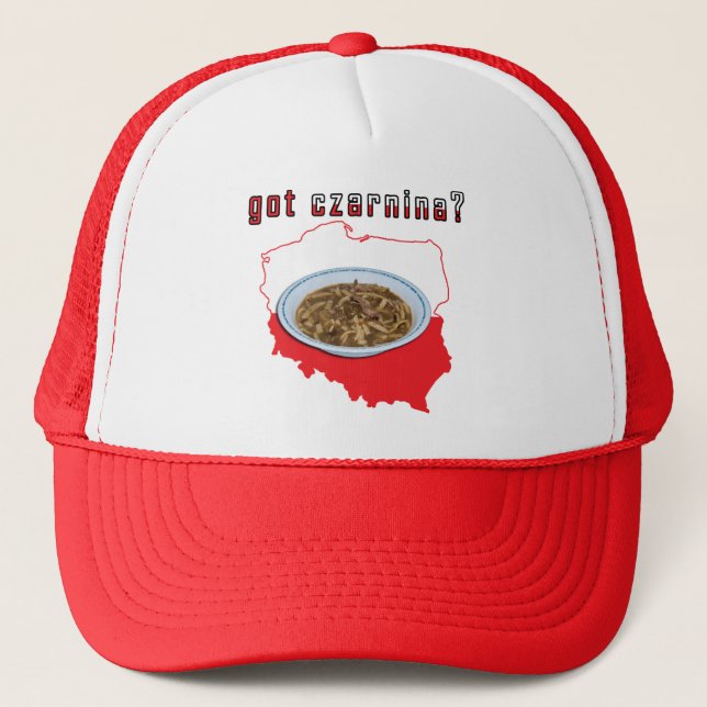 Got Czarnina Polish Map Trucker Hat (Front)