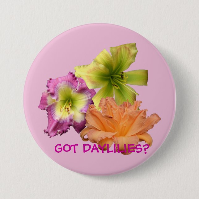 GOT DAYLILIES? BUTTON (Front)