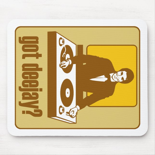 GOT DEEJAY RETRO DJ MOUSE PAD (Front)
