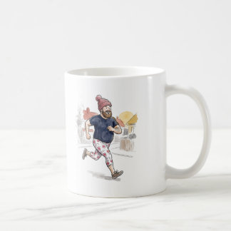 Got Dressed in the Dark Funny Runner Husband Coffee Mug