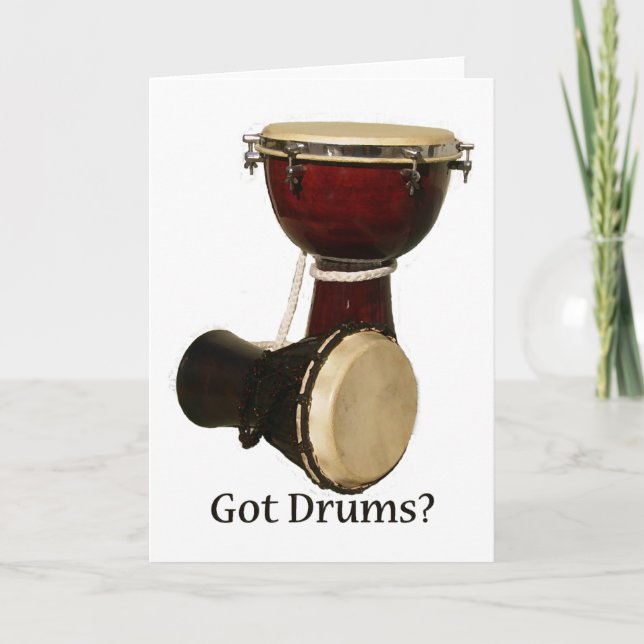 Got Drums Greeting Card (Front)