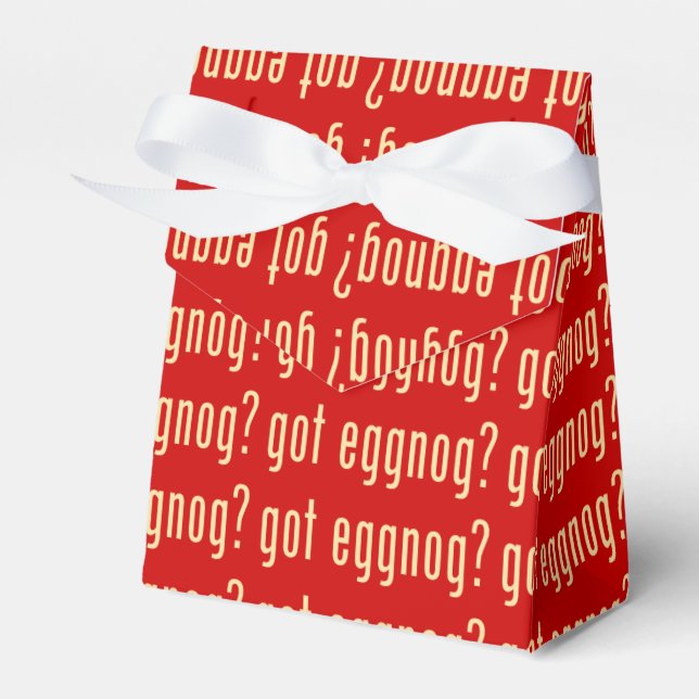 got eggnog? favour box (Front Side)