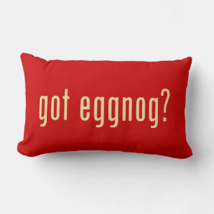 got eggnog? lumbar cushion