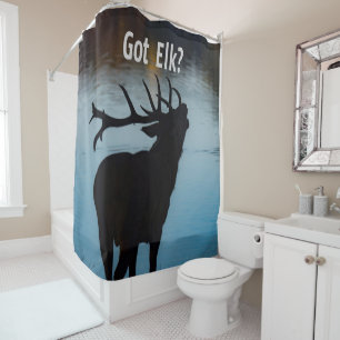 Got Elk? Funny Hunter Humour Shower Curtain