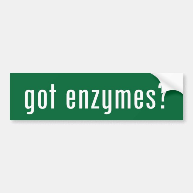 got enzymes? bumper sticker (Front)