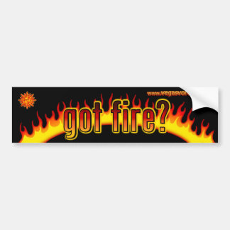 got fire black sticker
