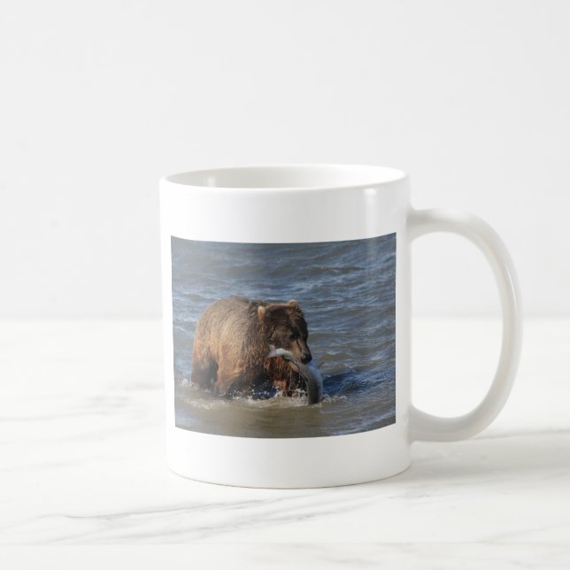 Got Fish? Alaska Brown Bear gifts Coffee Mug (Right)