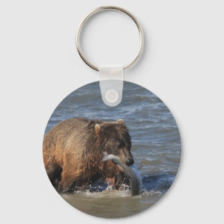 Got Fish? Alaska Brown Bear gifts Key Ring